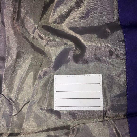 Girls Size L 14 | R 1881 by S.Rothschild | Purple Jacket with Gray Faux Fur Trim - Picture 3 of 9